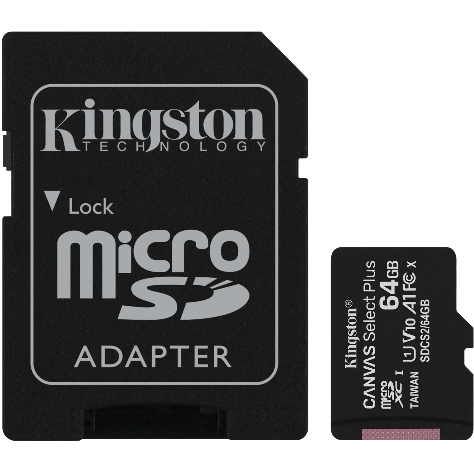 MicroSD Kingston 64GB Canvas Select Plus MircoSDXC 100MB/s SD Karte MicroSD Kingston 64GB Canvas Select Plus MircoSDXC 100MB/s SD Karte