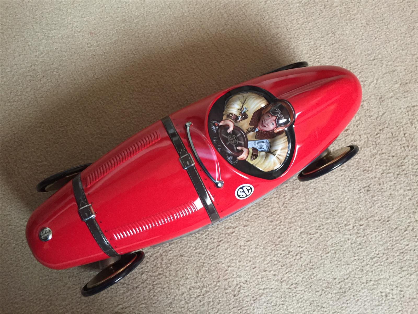 Blechdose Rennwagen Bugatti LAMBERTZ - gebraucht