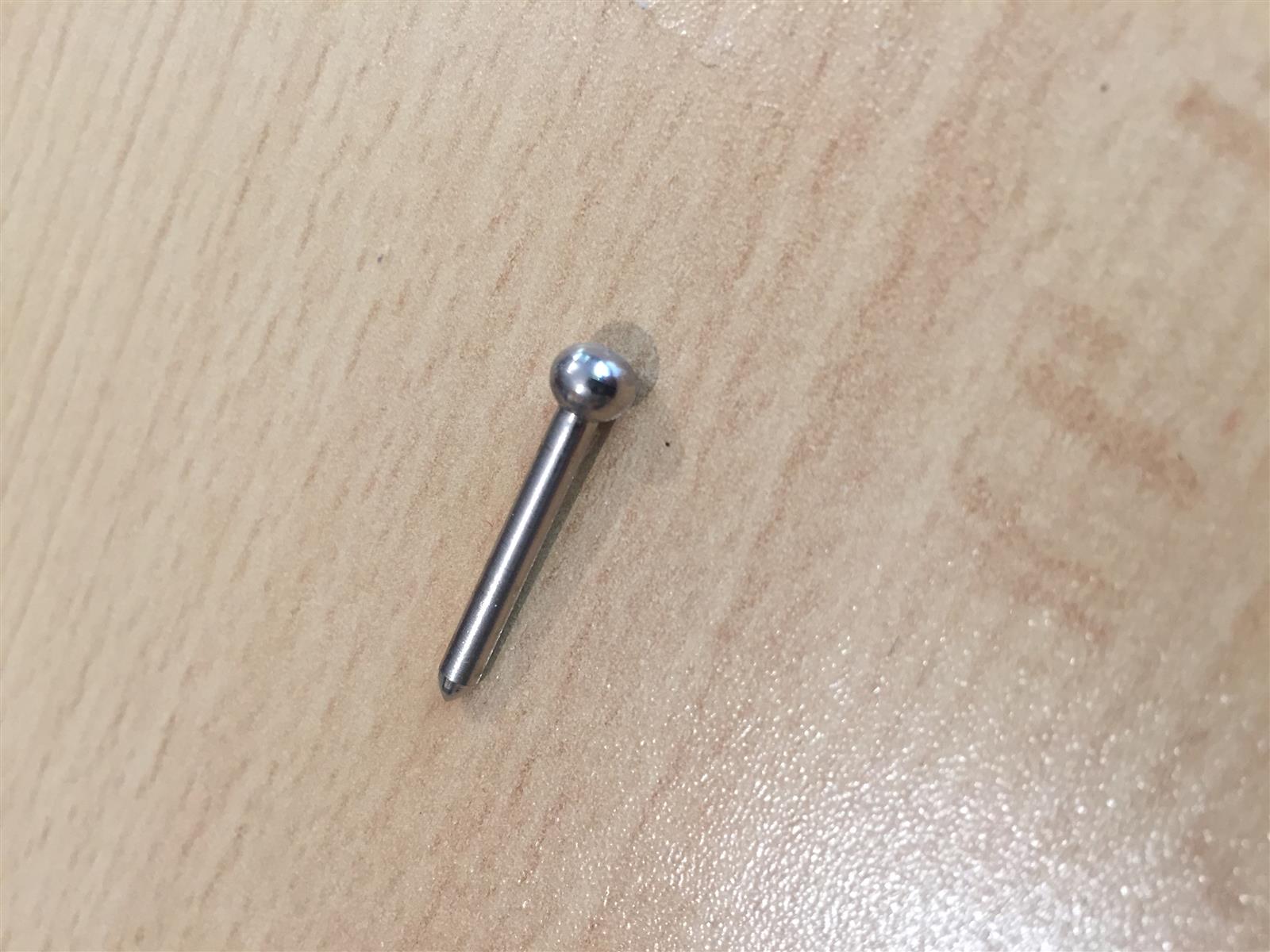Balgnagel Kugelkopf 2,8x26mm vernickelt