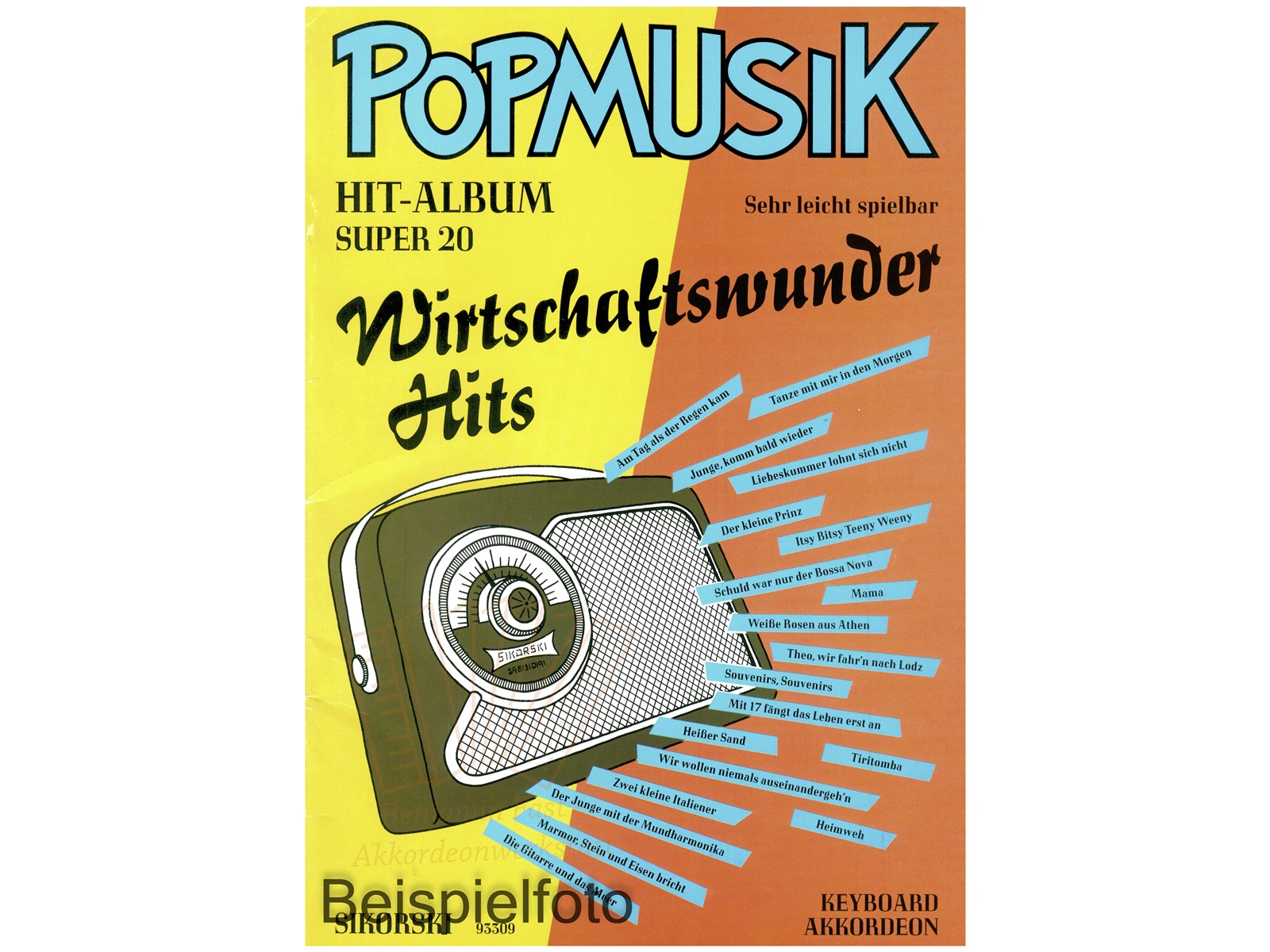 Popmusik Hit-Album Super 20 Wirtschaftswunder Hits - Antiquariat