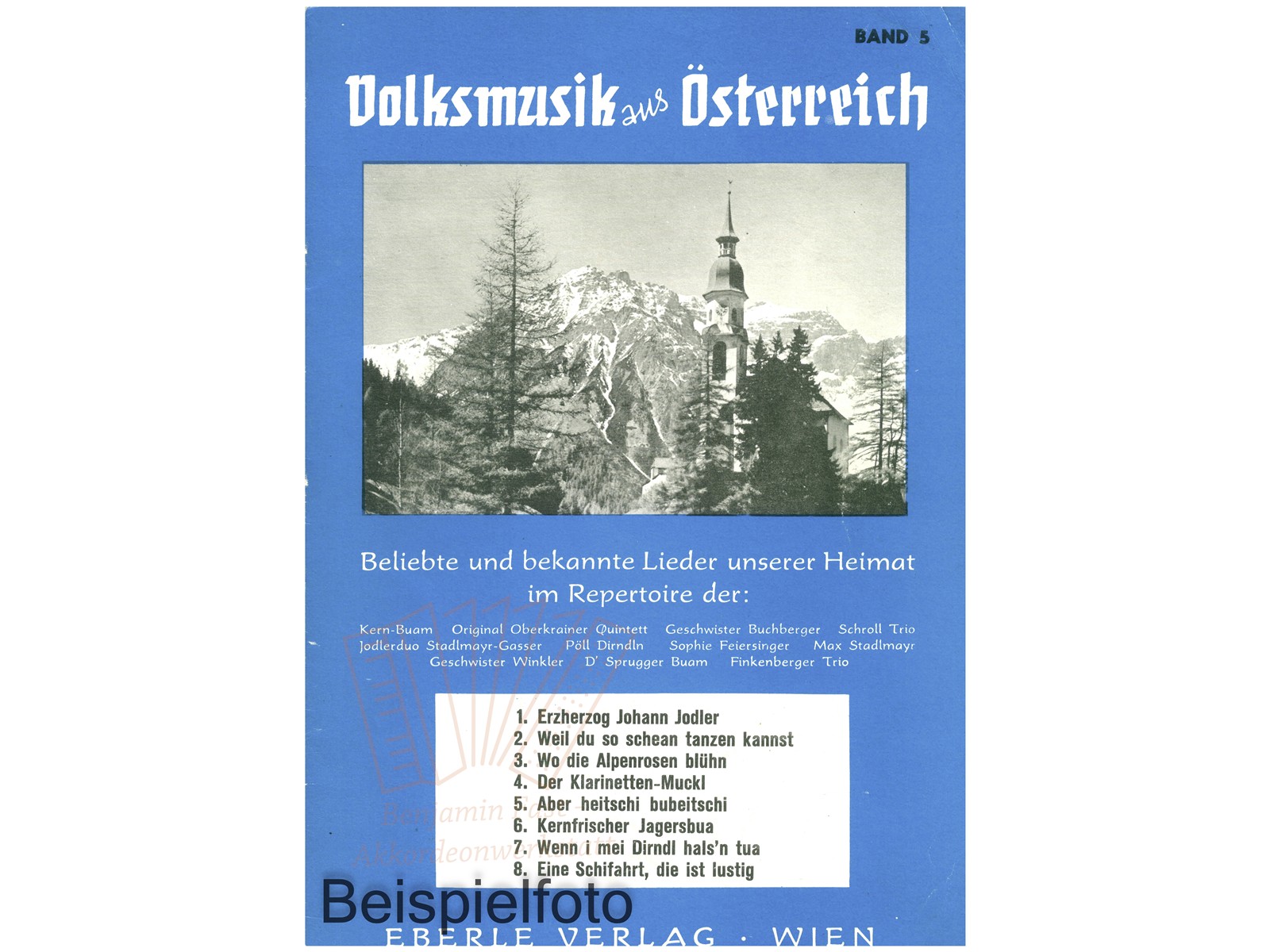 Volksmusik auf Österreich 5 - Antiquariat