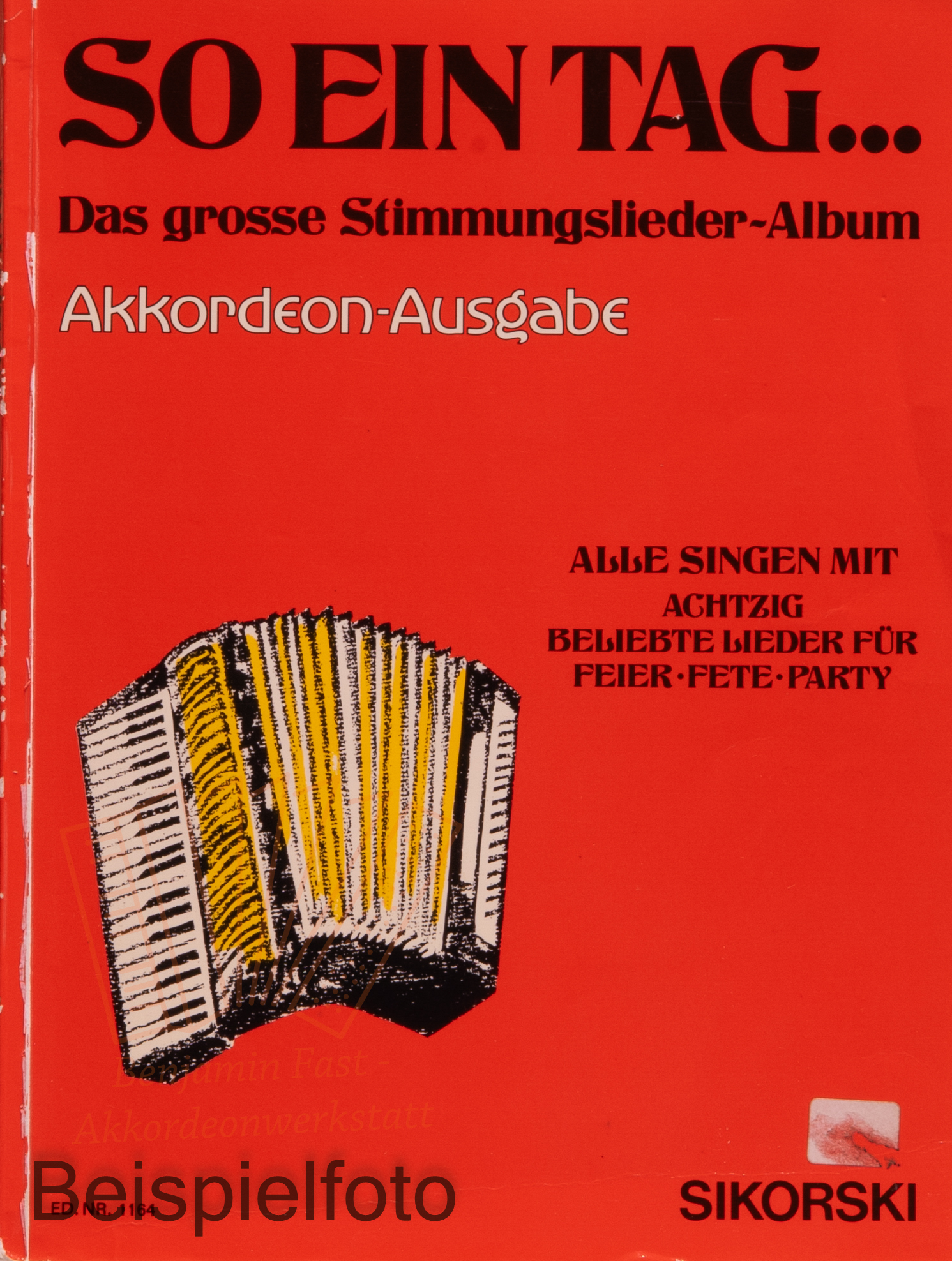Das große Stimmungslieder-Album | So ein Tag - Antiquariat