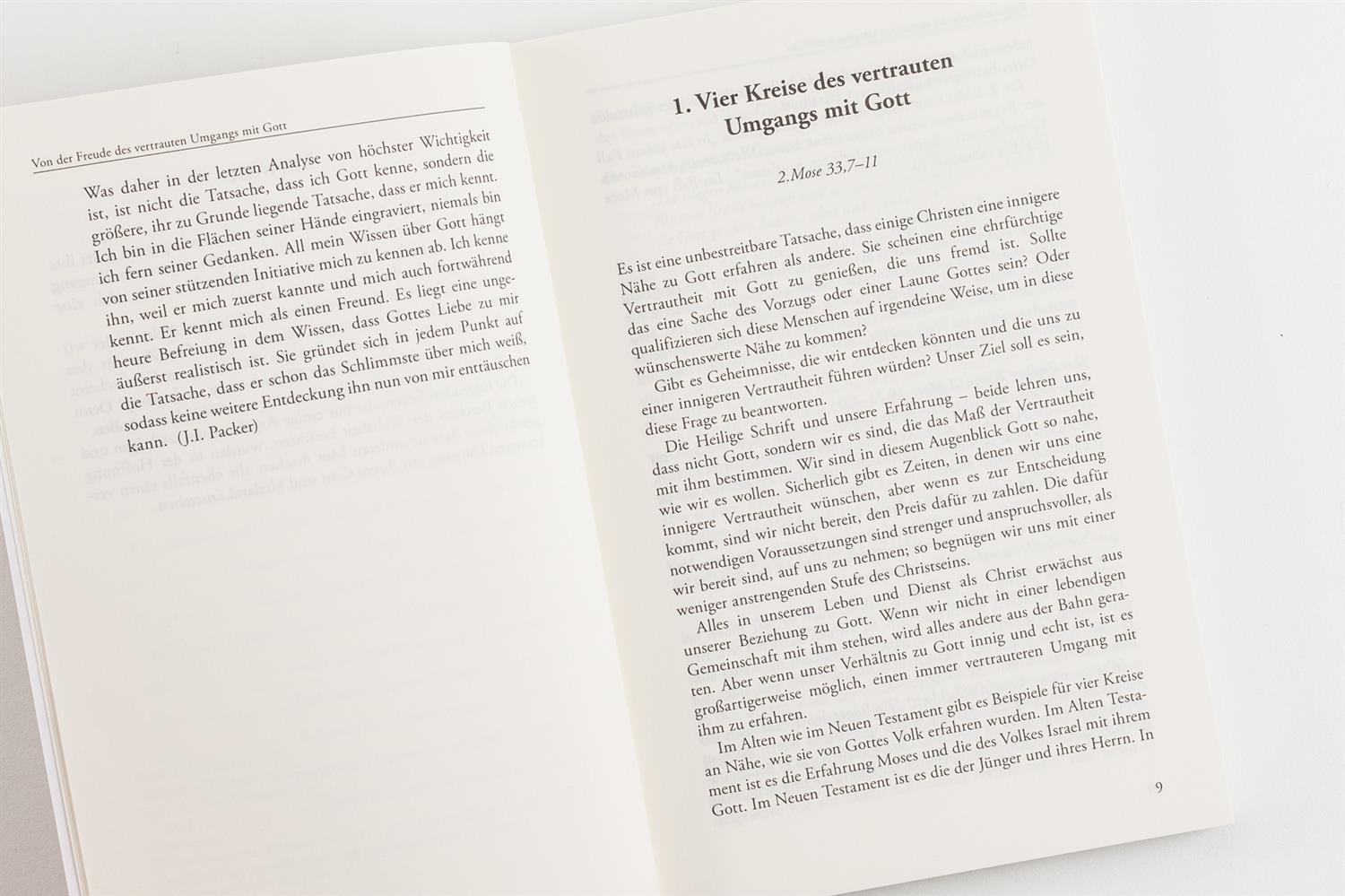 Von der Freude des vertrauten Umgangs mit Gott