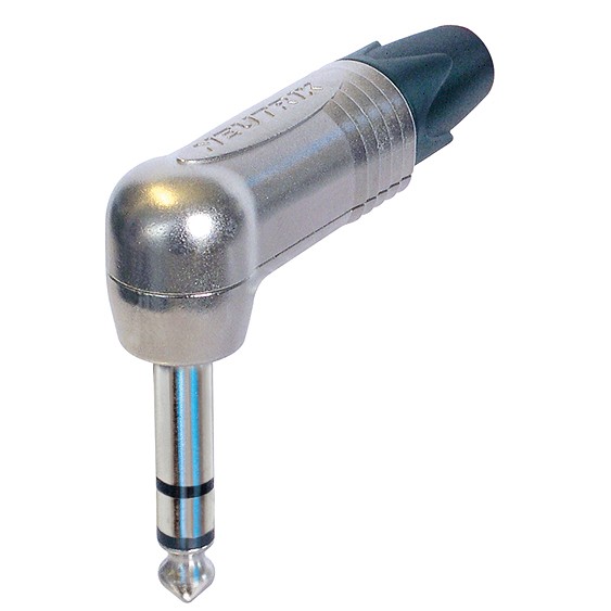 Klinkenstecker Neutrik 6,3mm gewinkelt vernickelt male Klinkenstecker Neutrik 6,3mm gewinkelt vernickelt male
