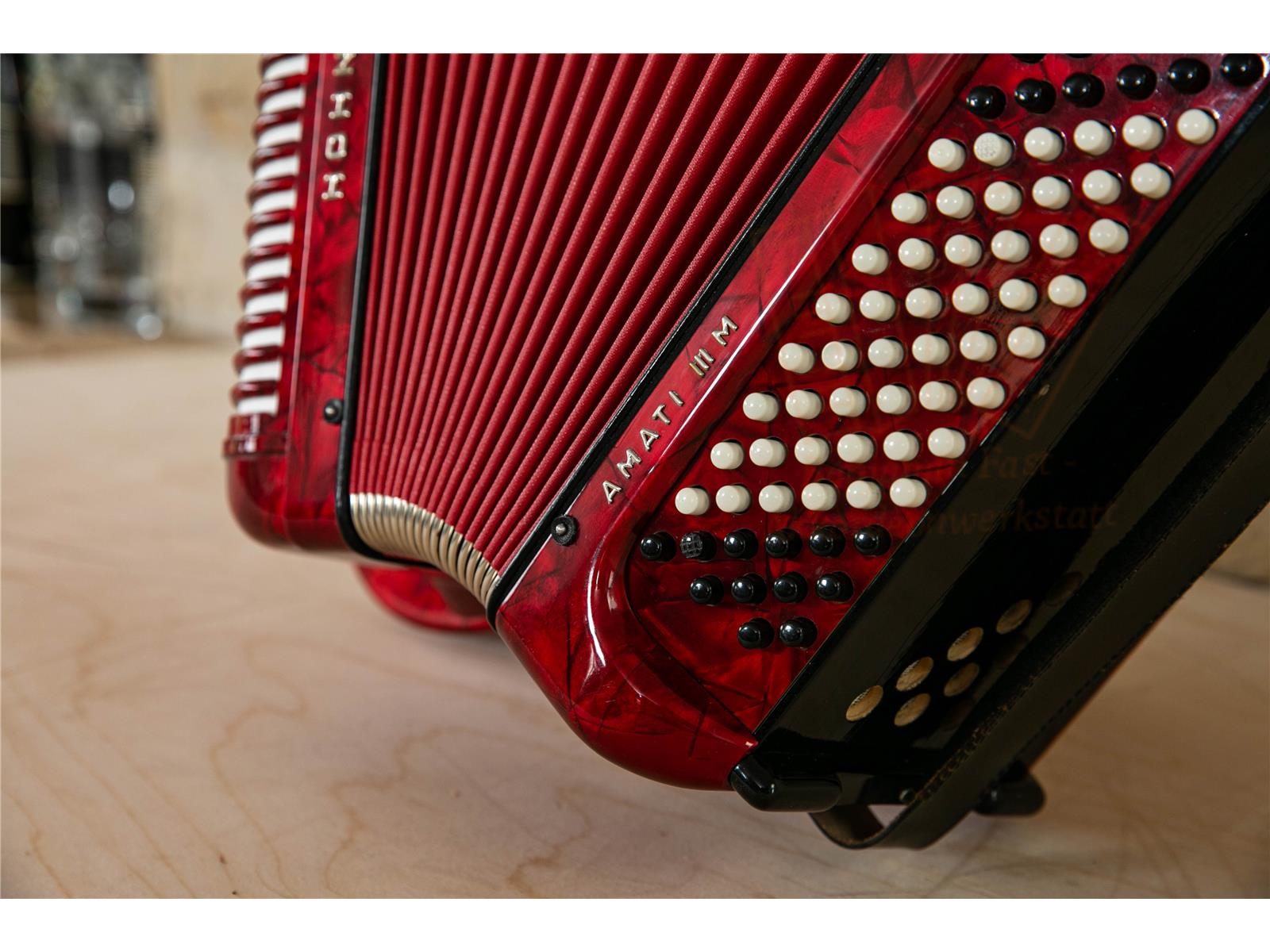 Knopfakkordeon Hohner Amati III M C-Griff 2-chörig gebraucht Knopfakkordeon Hohner Amati III M C-Griff 2-chörig gebraucht