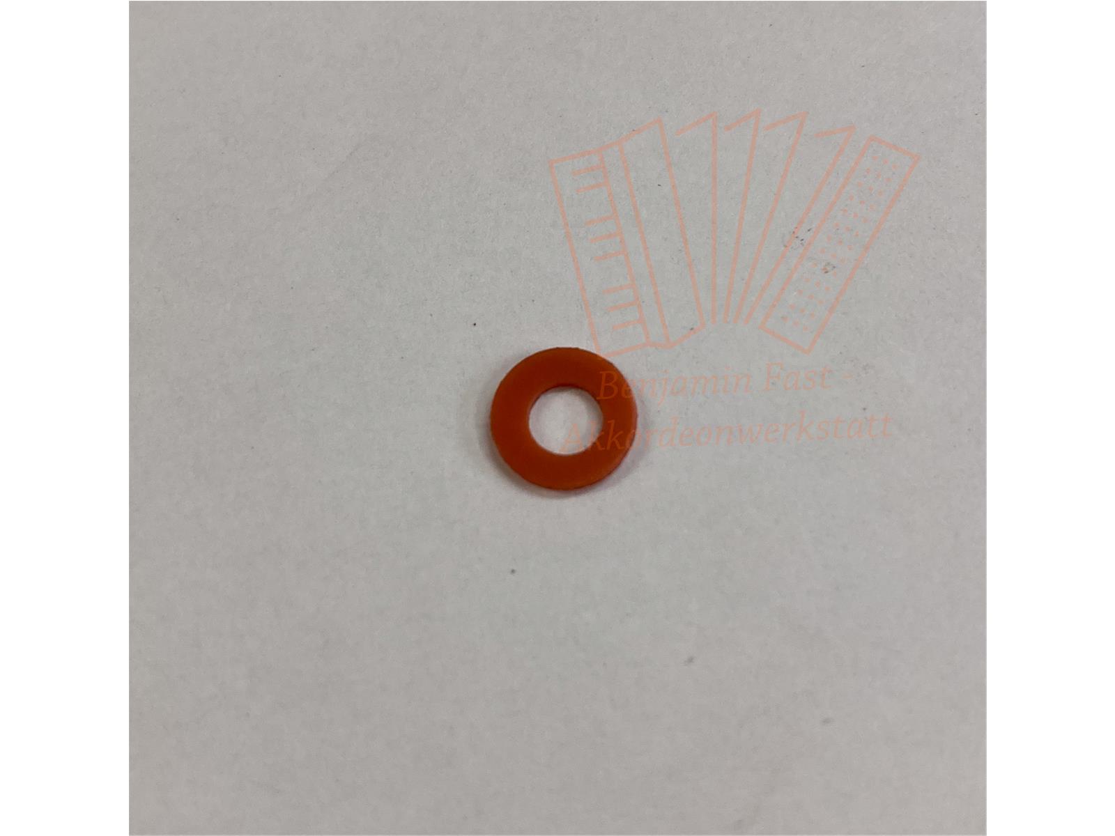 Zwischenlage rund 8,3 mm rot Kunststoff