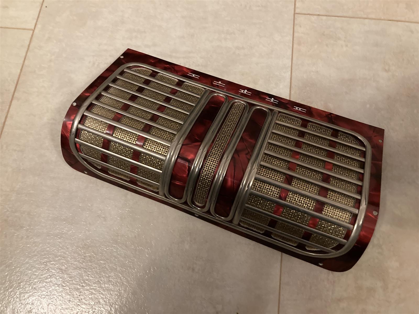 Diskantverdeck Hohner rot 3-chörig - gebraucht Diskantverdeck Hohner rot 3-chörig - gebraucht