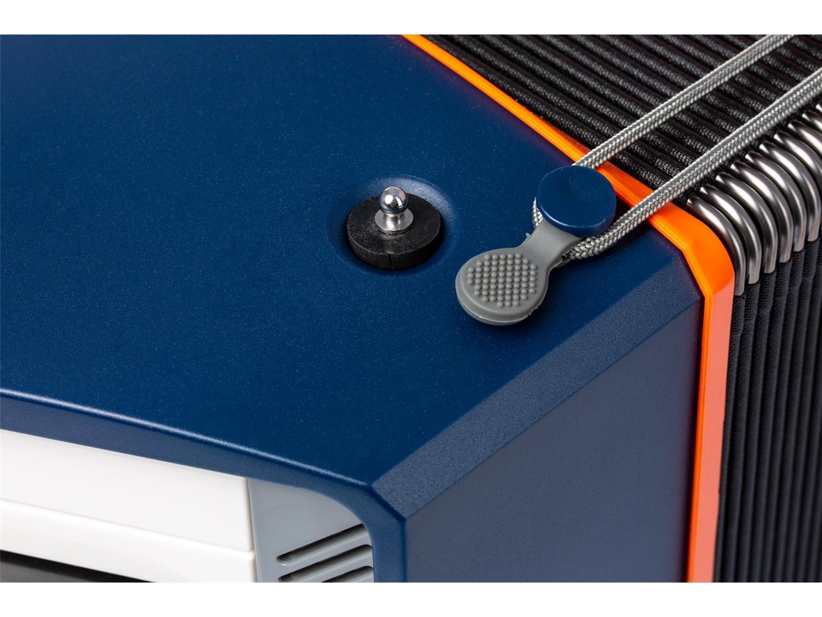 Kinder-Akkordeon HOHNER XS, blau-orange Einsteiger-Akkordeon HOHNER XS, weiß-grau (f. Erwachsene)