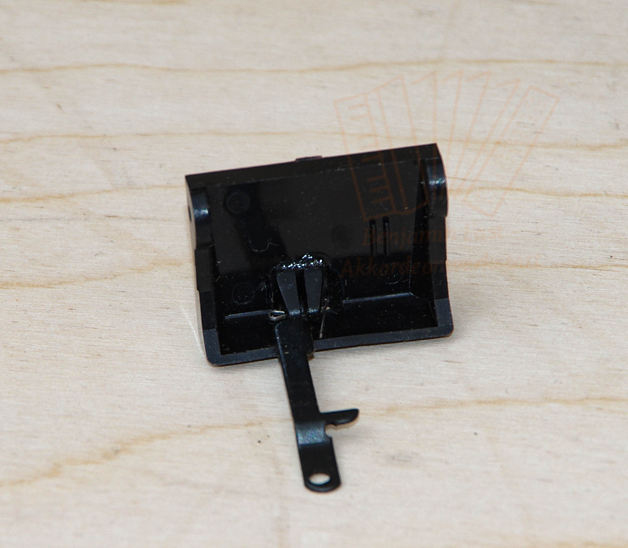 Registerdrücker Bass Weltmeister Consona/Meteor schmal - gebraucht glatt