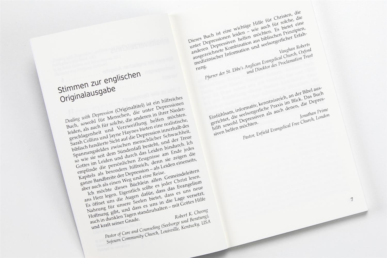 Vom Umgang mit Depressionen Vom Umgang mit Depressionen