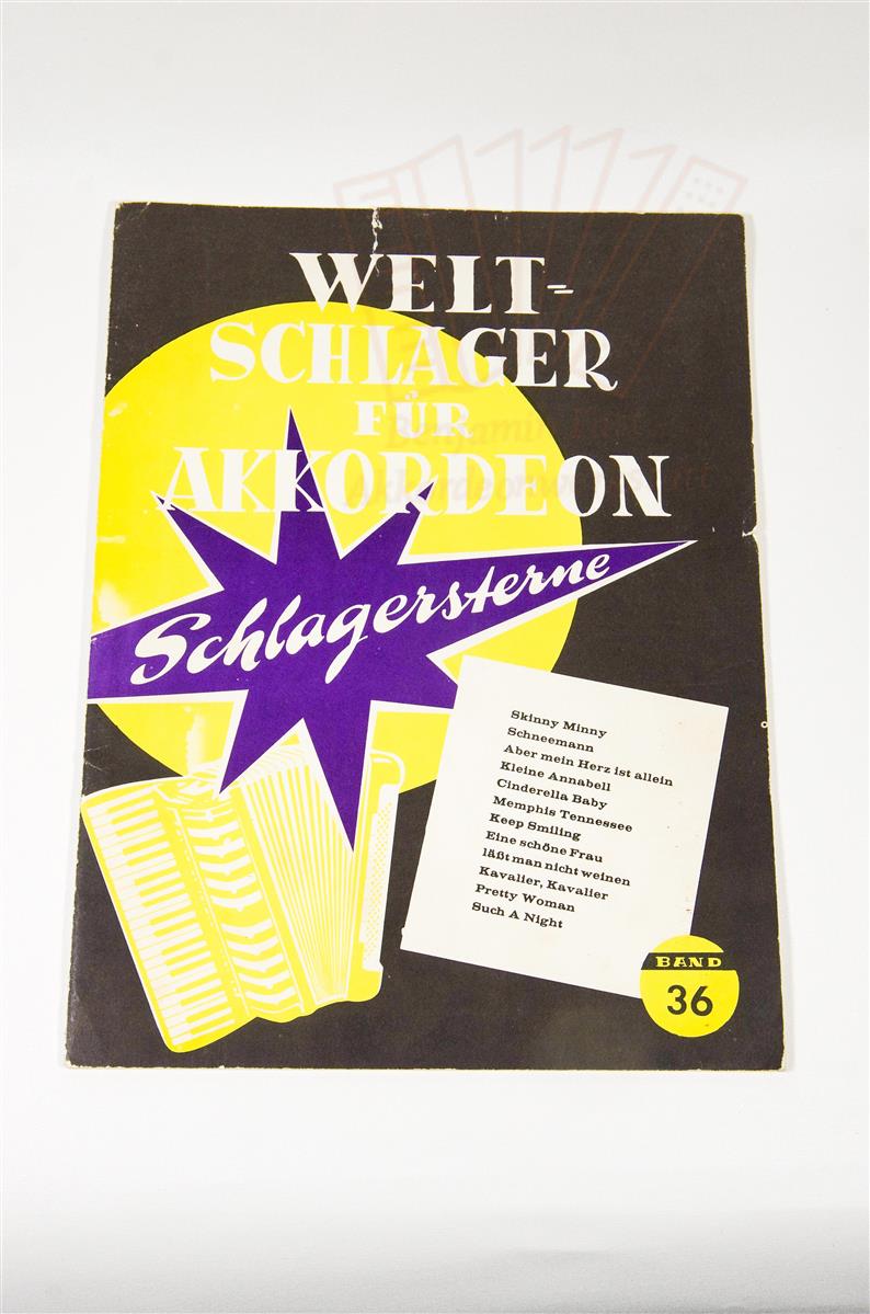 Weltschlager für Akkordeon. Schlagersterne 36 - Antiquariat