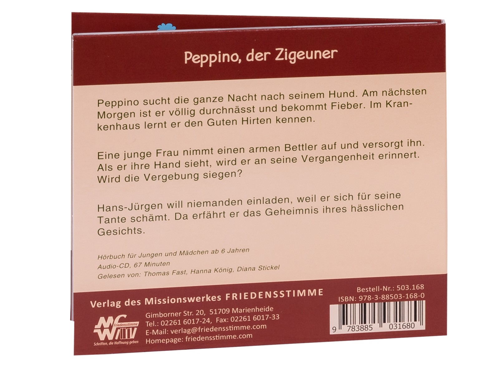 Hörbuch CD - Peppino, der Zigeuner
