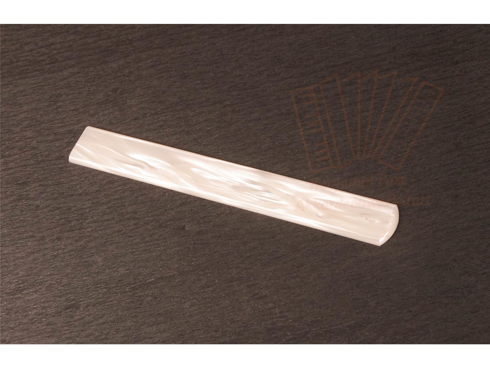 Tastenauflage Rund Kunststoff perlmutt weiß 19,8 cm