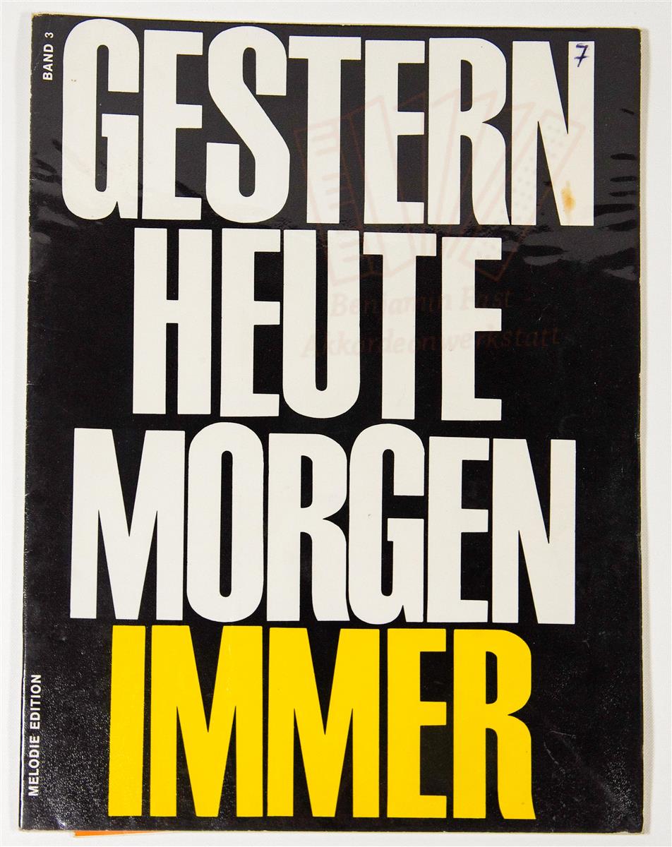 Gestern heute morgen immer 3 - Antiquariat Gestern heute morgen immer 3 - Antiquariat