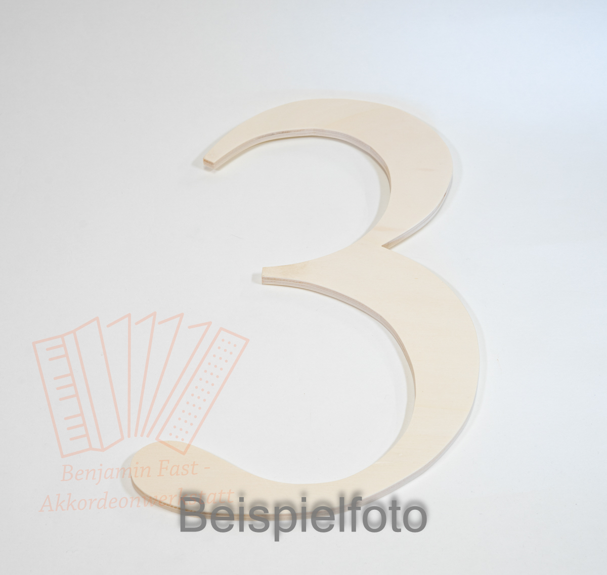 Buchstaben Zahlen Pappel 40cm