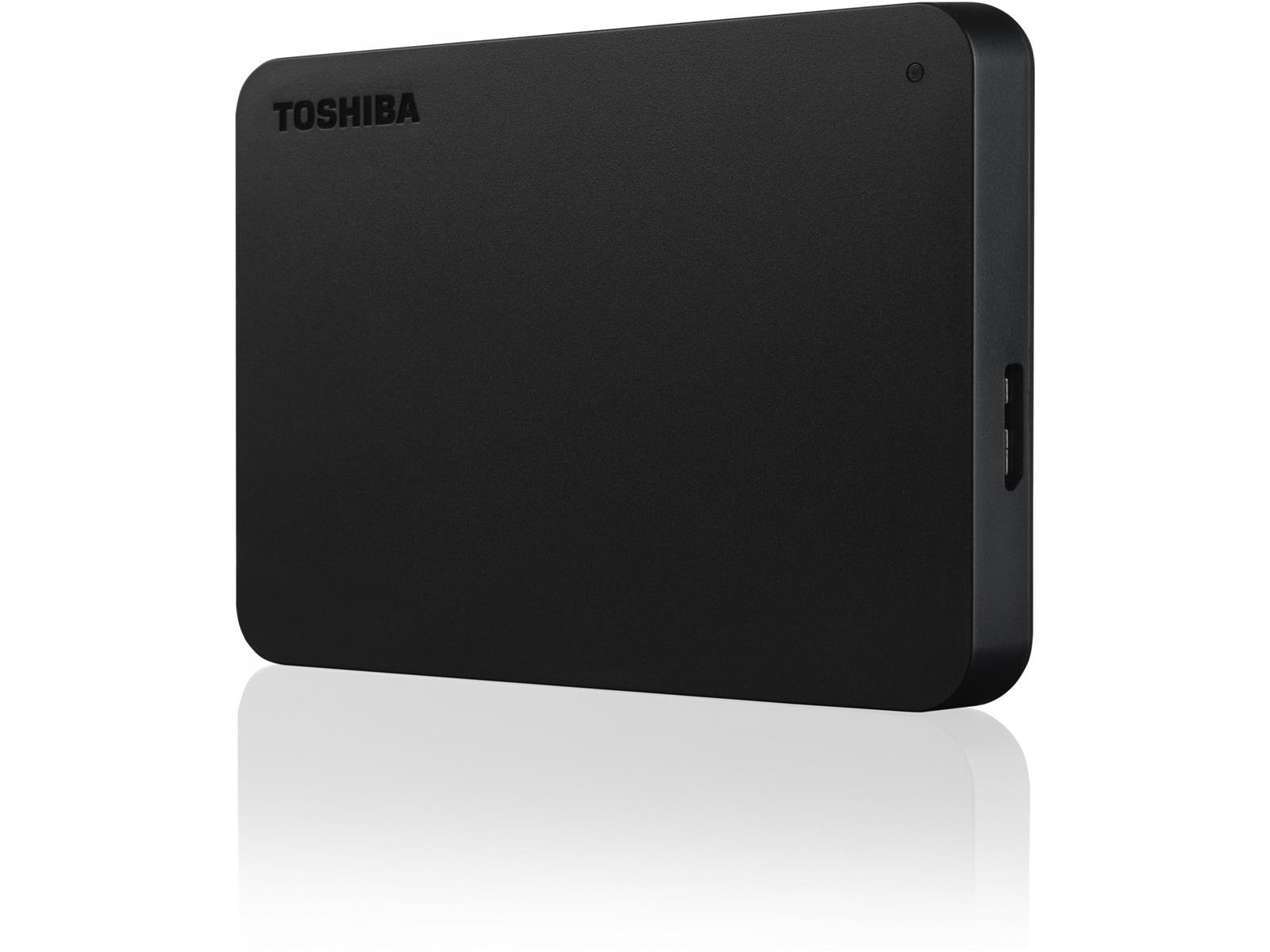 Externe Festplatte Toshiba 1TB 2,5-Zoll USB 3.0 Canvio Basics schwarz