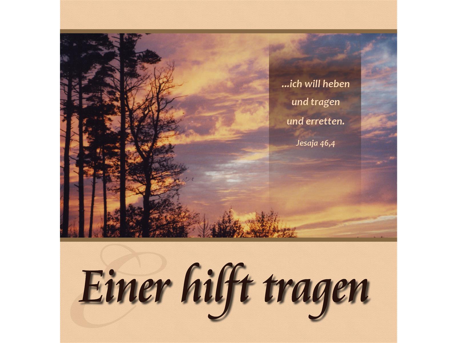 Einer hilft tragen - CD