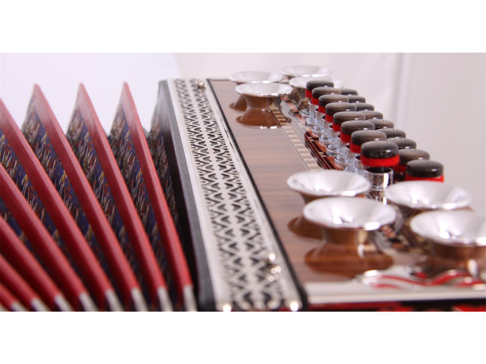 Steirische Harmonika Kärntnerland (Silber) Meister-Klassik 4 Steirische Harmonika Kärntnerland (Silber) Meister-Klassik 4 C/F/Bb/Eb