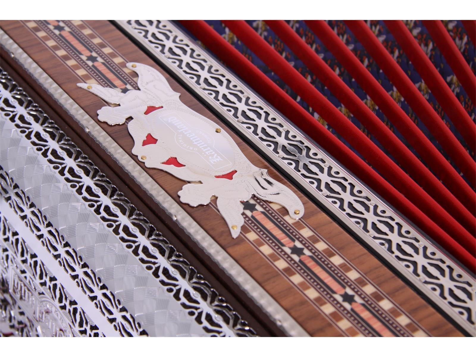 Steirische Harmonika Kärntnerland (Silber) Meister-Klassik 4 Steirische Harmonika Kärntnerland (Silber) Meister-Klassik 4 C/F/Bb/Eb