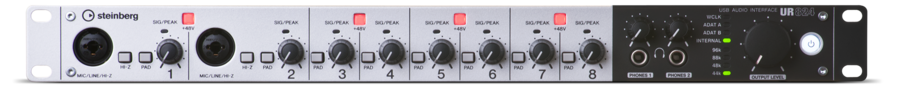 USB-Audiointerface Steinberg UR824 Ultimate Cubase Recording Pack EU USB-Audiointerface Steinberg UR824 Ultimate Cubase Recording Pack EU