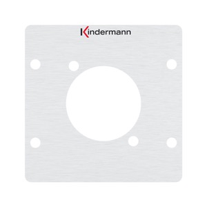 Leerblende Konnect 50 Alu f. Neutrik D-Serie