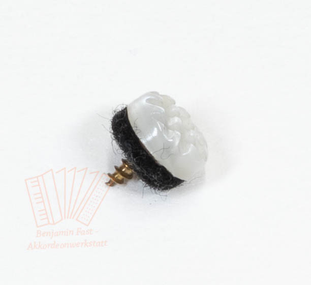 Bassknopf Hohner mit Gewinde 8,4mm, gebraucht