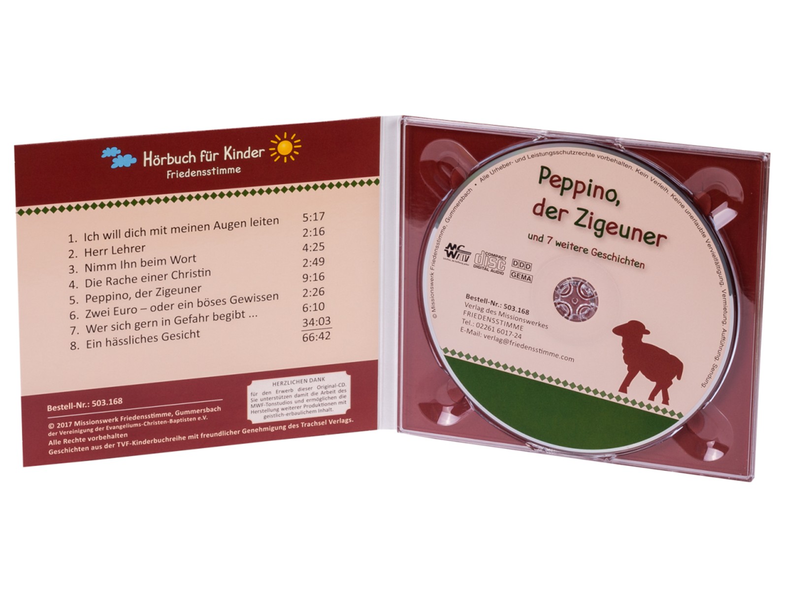 Hörbuch CD - Peppino, der Zigeuner