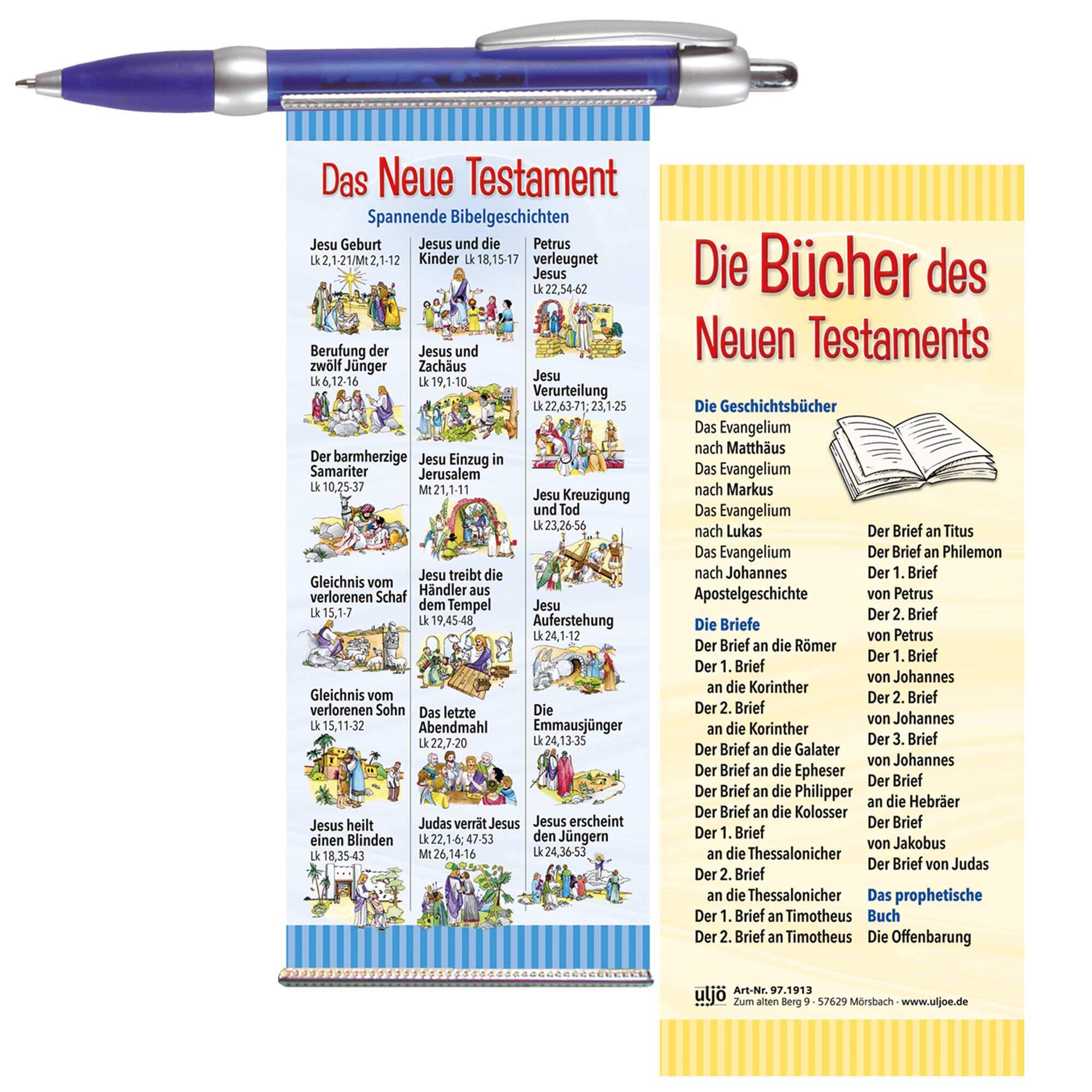 Kugelschreiber - "Geschichten der Bibel - NT Kugelschreiber - "Geschichten der Bibel - NT
