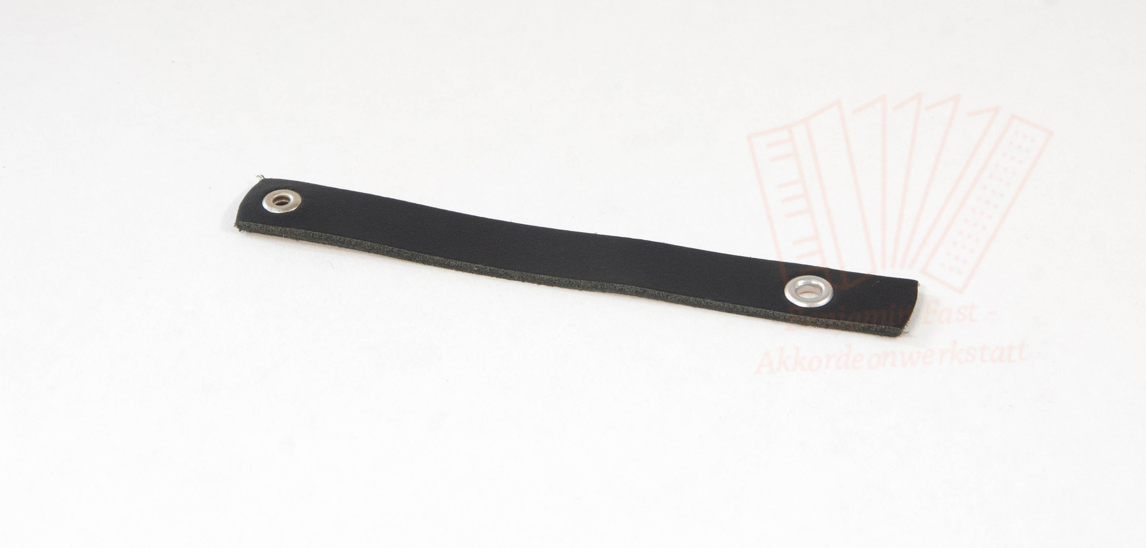 Balgzuhalter Eco Leder, schwarz 9,5 cm