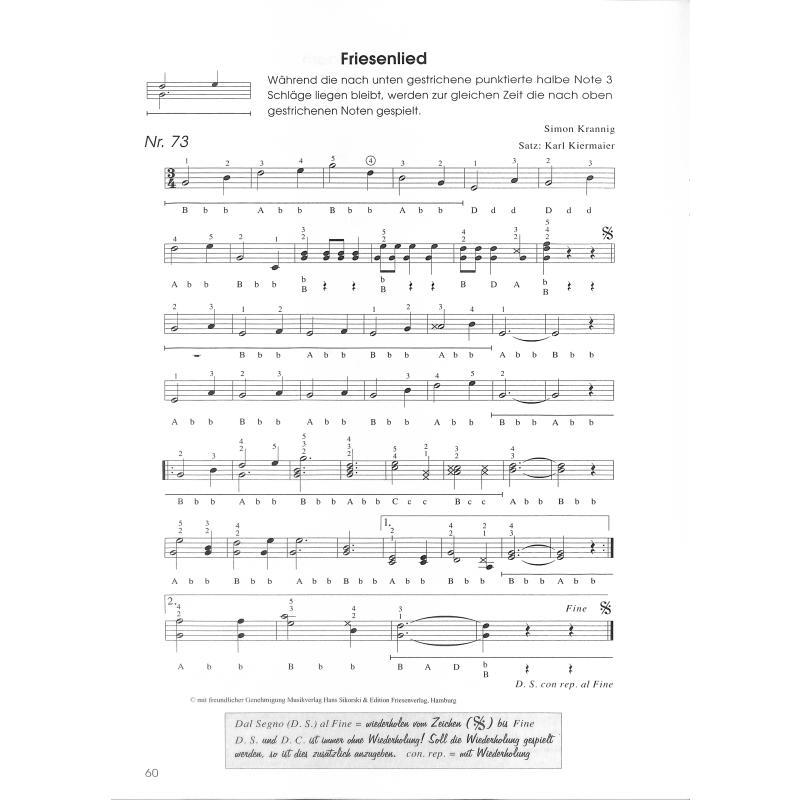 Schule für die drei- und vierreihige Harmonika, Kiermaier & E. Spengler - Auslauf