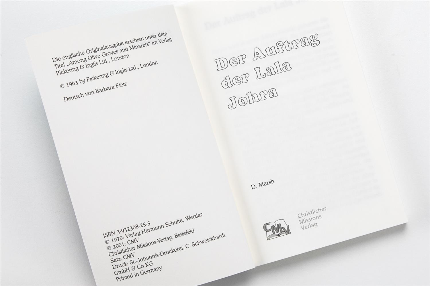 Der Auftrag der Lala Johra