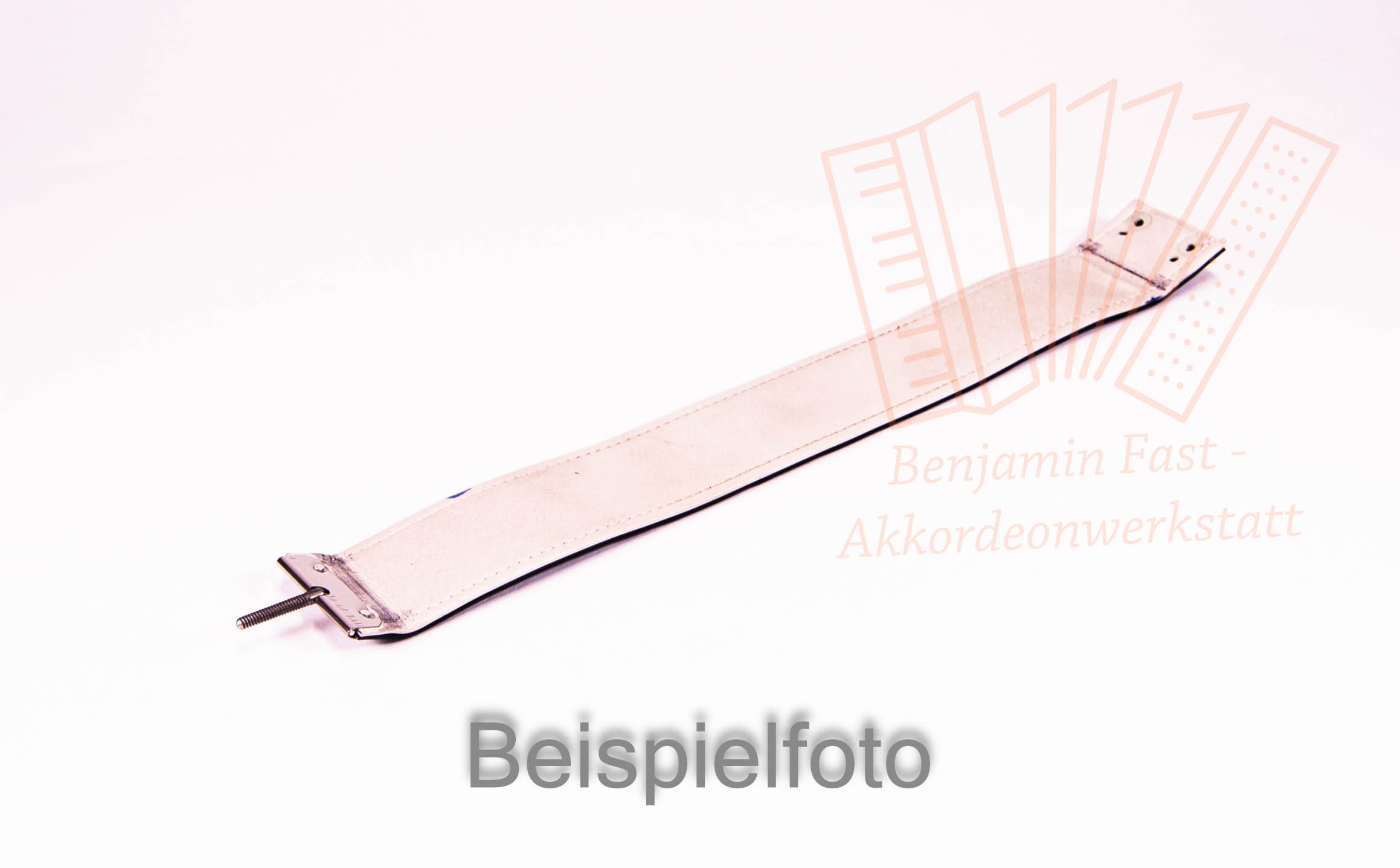 Bassband 420x50 Hohner 72 Bass Spindel gebraucht beige