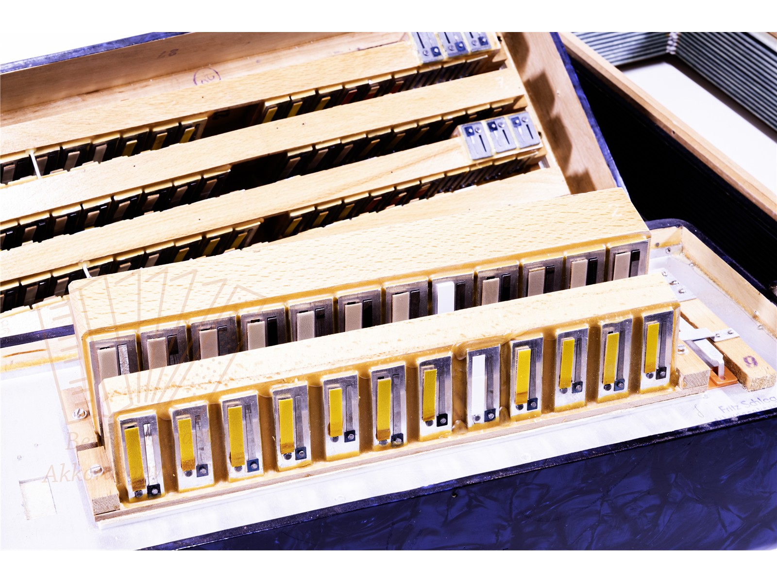 Akkordeon Weltmeister Stella 96 37/96/IV/11/5 blau - gebraucht