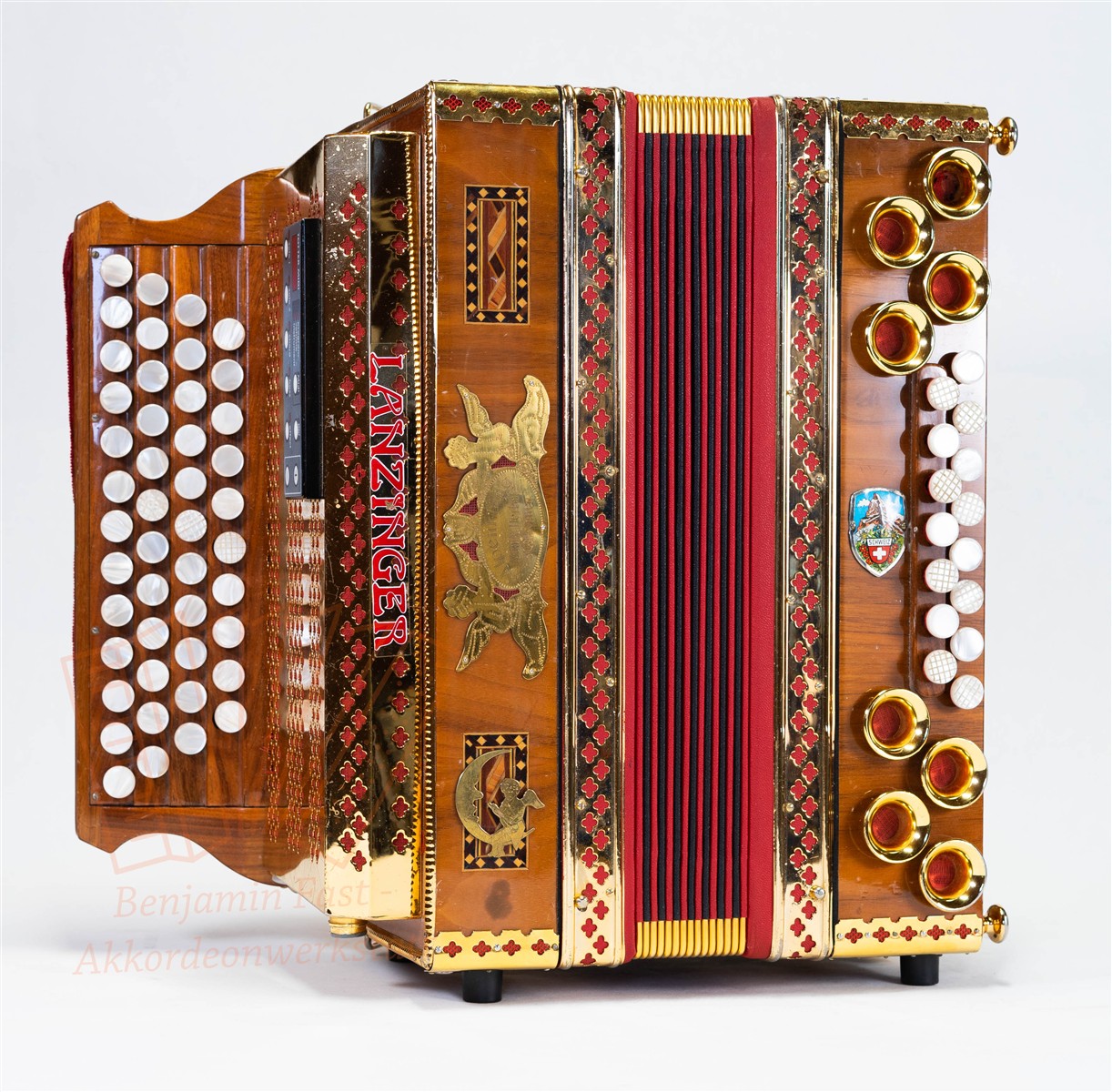 Steirische Harmonika Alpenklang Unken GCFB Totter gebraucht Steirische Harmonika Alpenklang Unken GCFB Totter gebraucht