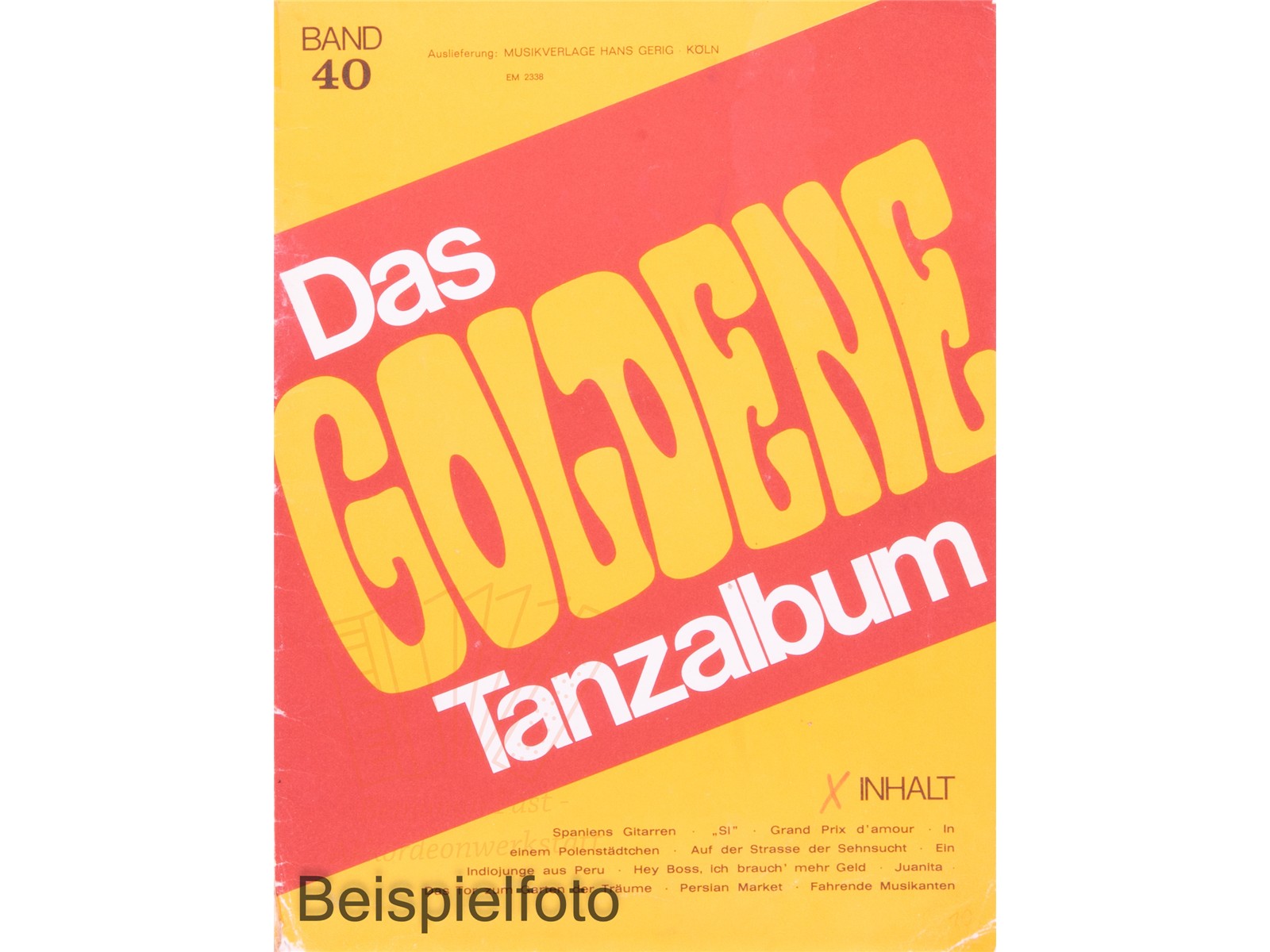 Das Goldene Tanzalbum Band 40 - Antiquariat Das Goldene Tanzalbum Band 40 - Antiquariat