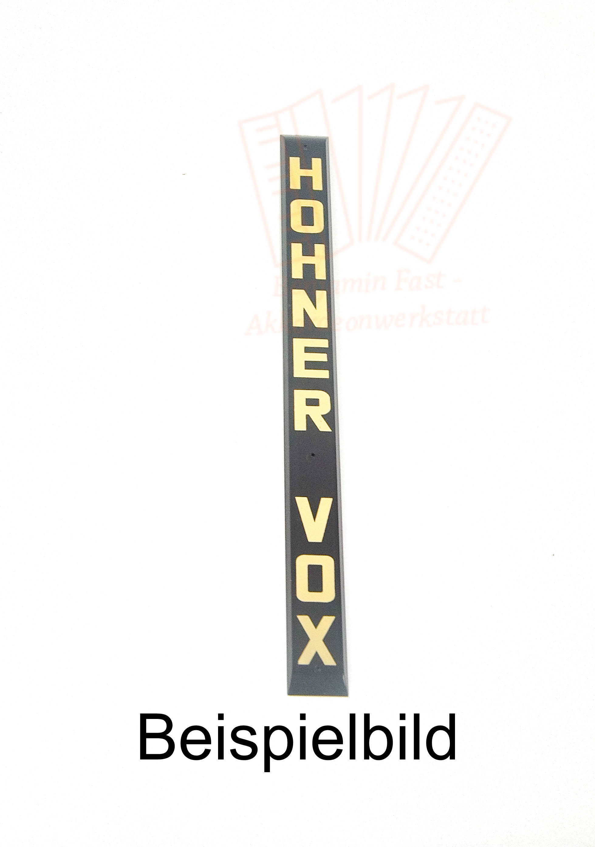 Schriftzug "HOHNER VOX"