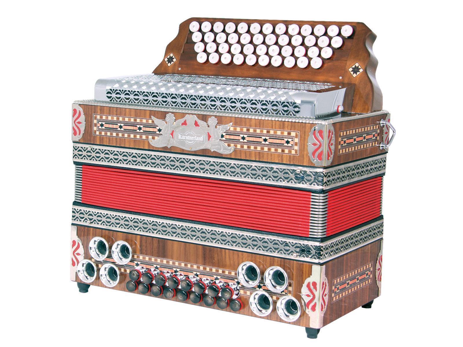 Steirische Harmonika Kärntnerland (Silber) Meister-Klassik 4 Steirische Harmonika Kärntnerland (Silber) Meister-Klassik 4 C/F/Bb/Eb