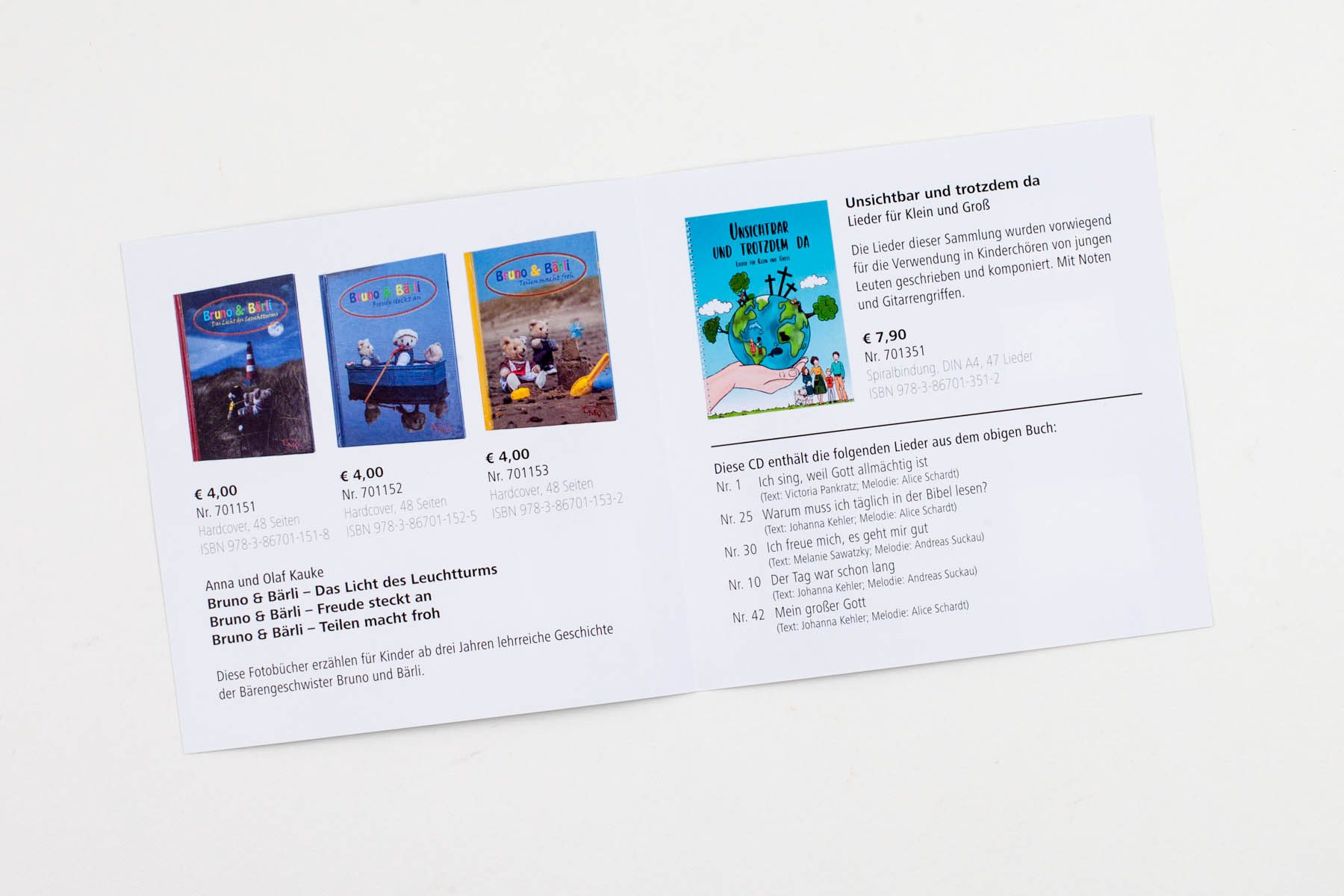 Bruno und Bärli (Hörbuch-CD mit Liedern) Bruno und Bärli (Hörbuch-CD mit Liedern)