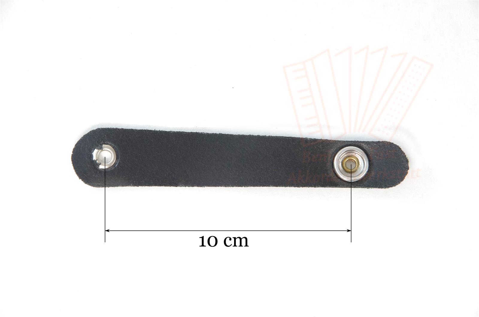 Balgzuhalter Leder einfach schwarz 10cm Balgzuhalter Leder einfach schwarz 10cm