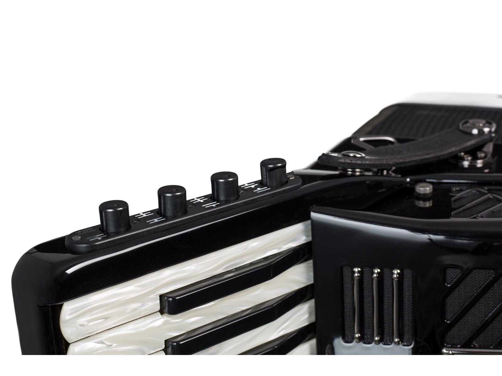 Akkordeon Hohner Mattia IV 120 Bass Perloid-Tasten