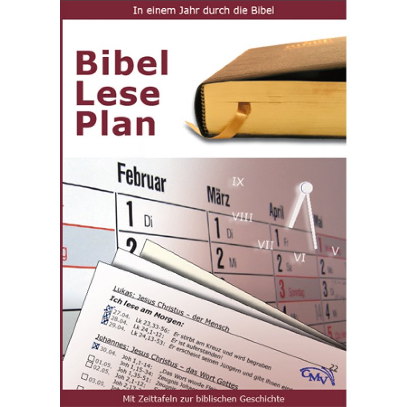 Bibelleseplan - in einem Jahr durch die Bibel