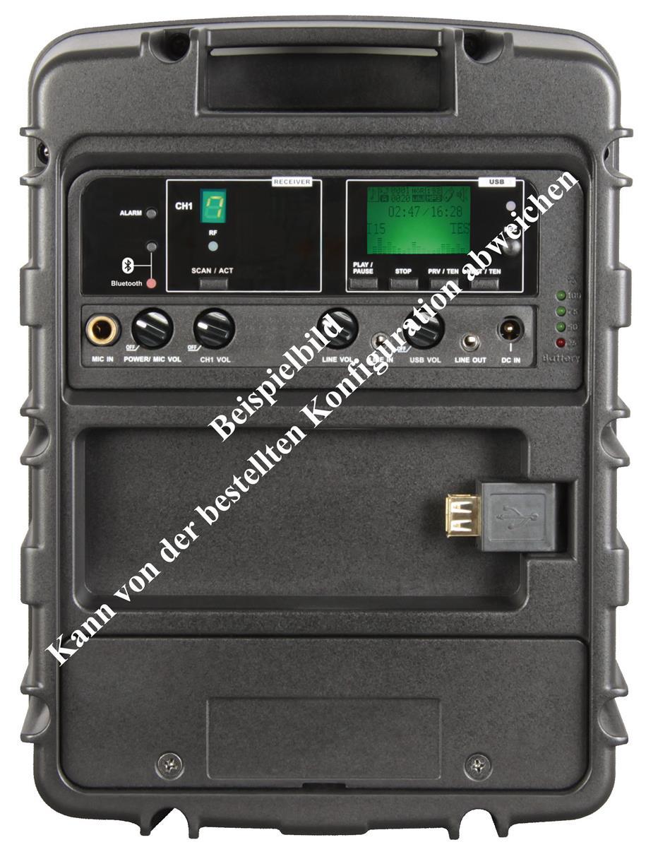 Akku-Lautsprecher Mipro MA-300 Zwei-Kanal-Empfänger-5,8 GHz