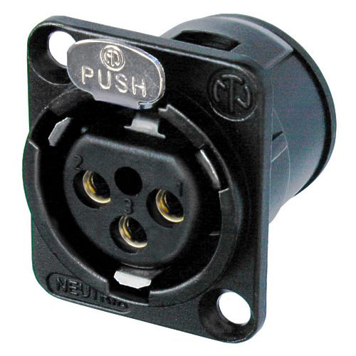 XLR Einbaubuchse 3-Pol Female Neutrik® XLR Einbaubuchse 3-Pol Female Neutrik®