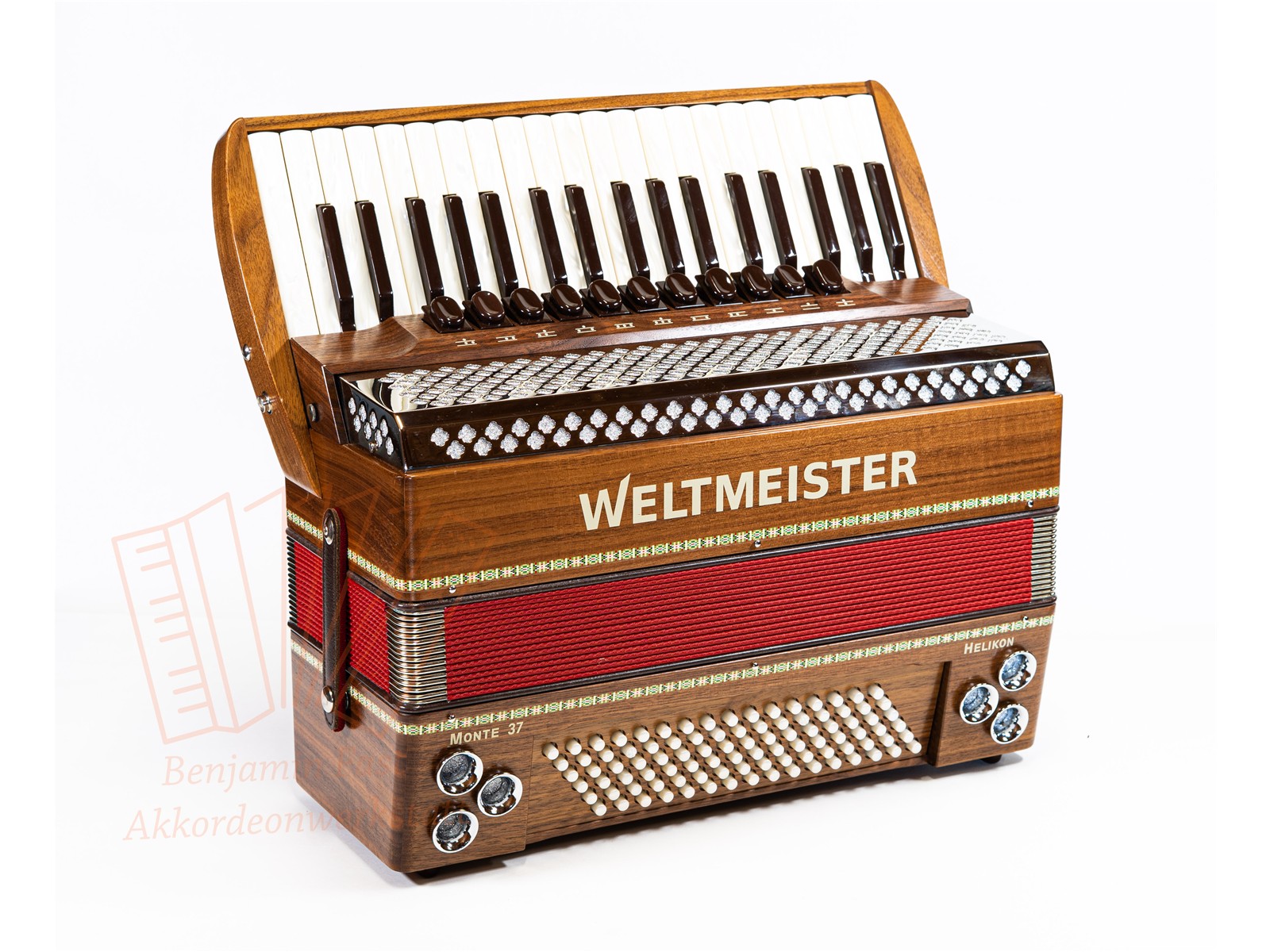 Akkordeon Weltmeister Monte 37 Helikon gebraucht
