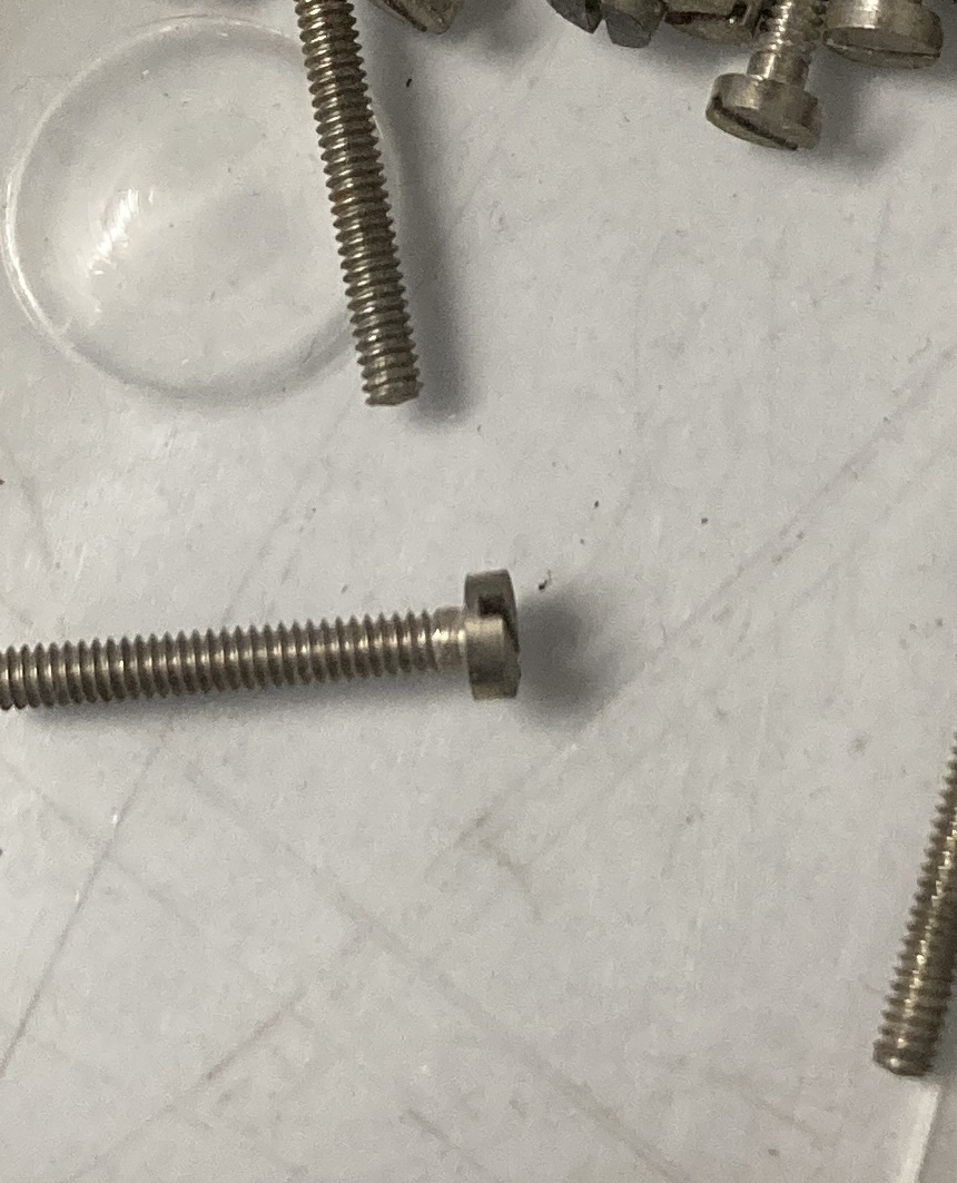 Schraube Registerkragen Weltmeister gebraucht 1,5x13 Zylinder gebraucht