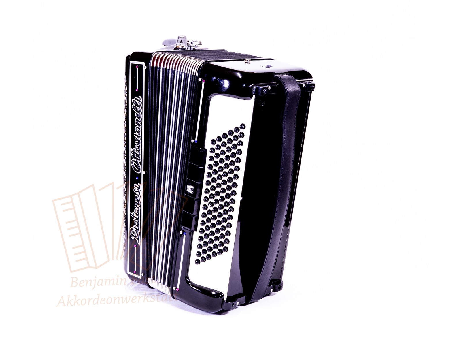 Akkordeon Piatanesi Ottavianelli 96 37/96/V/13/5 schwarz - gebraucht