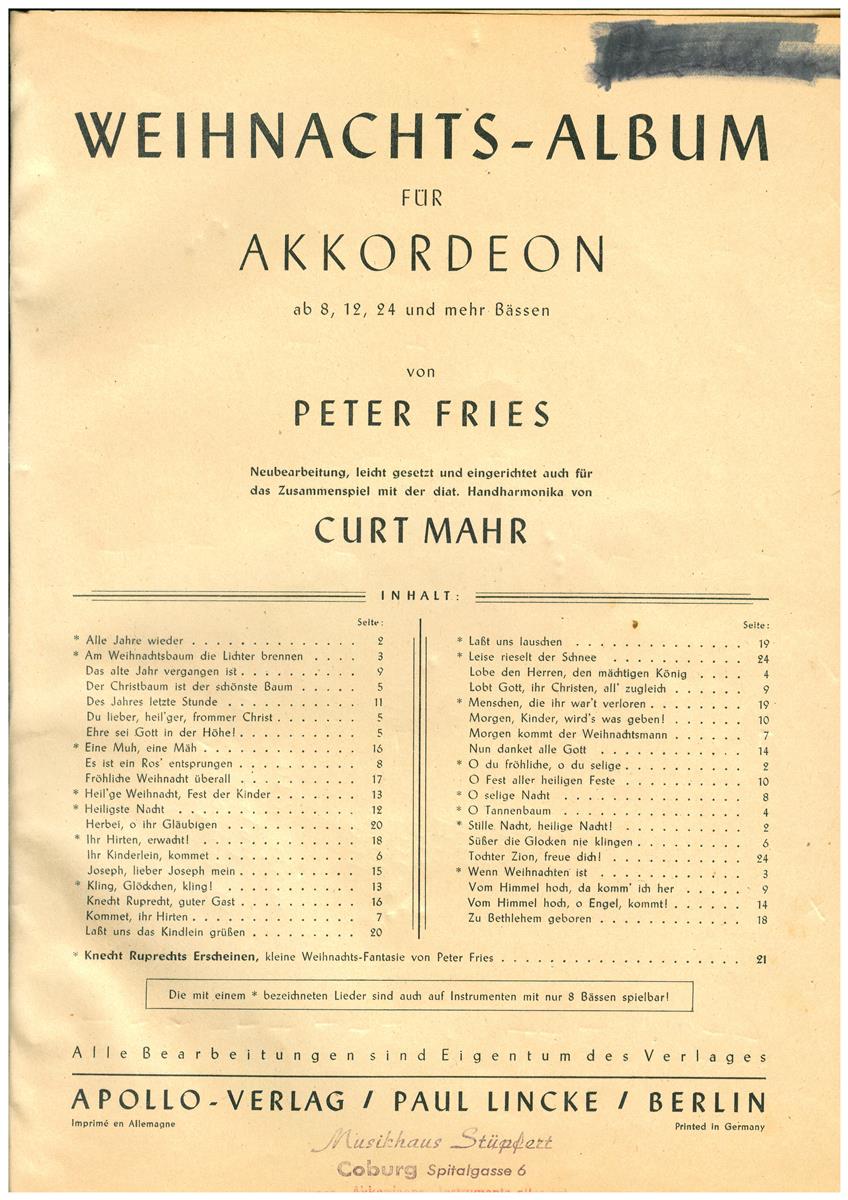 Seiferts Weihnachtsalbum - Antiquariat Seiferts Weihnachtsalbum - Antiquariat