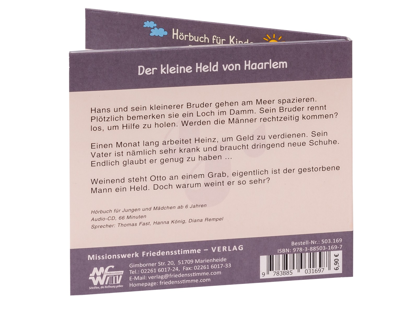 Hörbuch CD - Der kleine Held von Haarlem Hörbuch CD - Der kleine Held von Haarlem