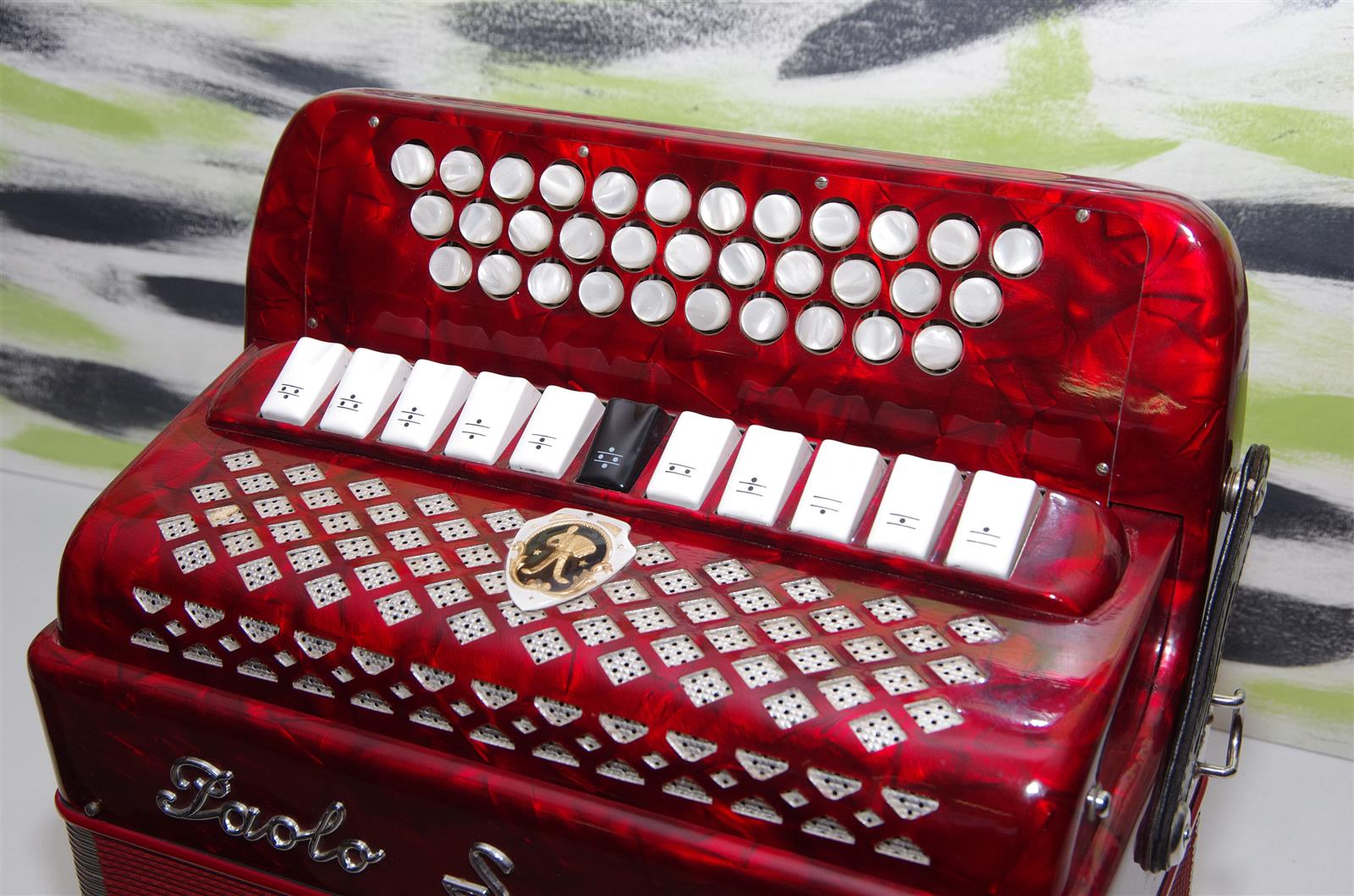 Harmonika Paolo Soprani Club IV rot - gebraucht