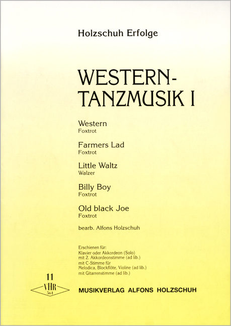 Holzschuh Erfolge 11 , Western-Tanzmusik I Holzschuh Erfolge 11 , Western-Tanzmusik I
